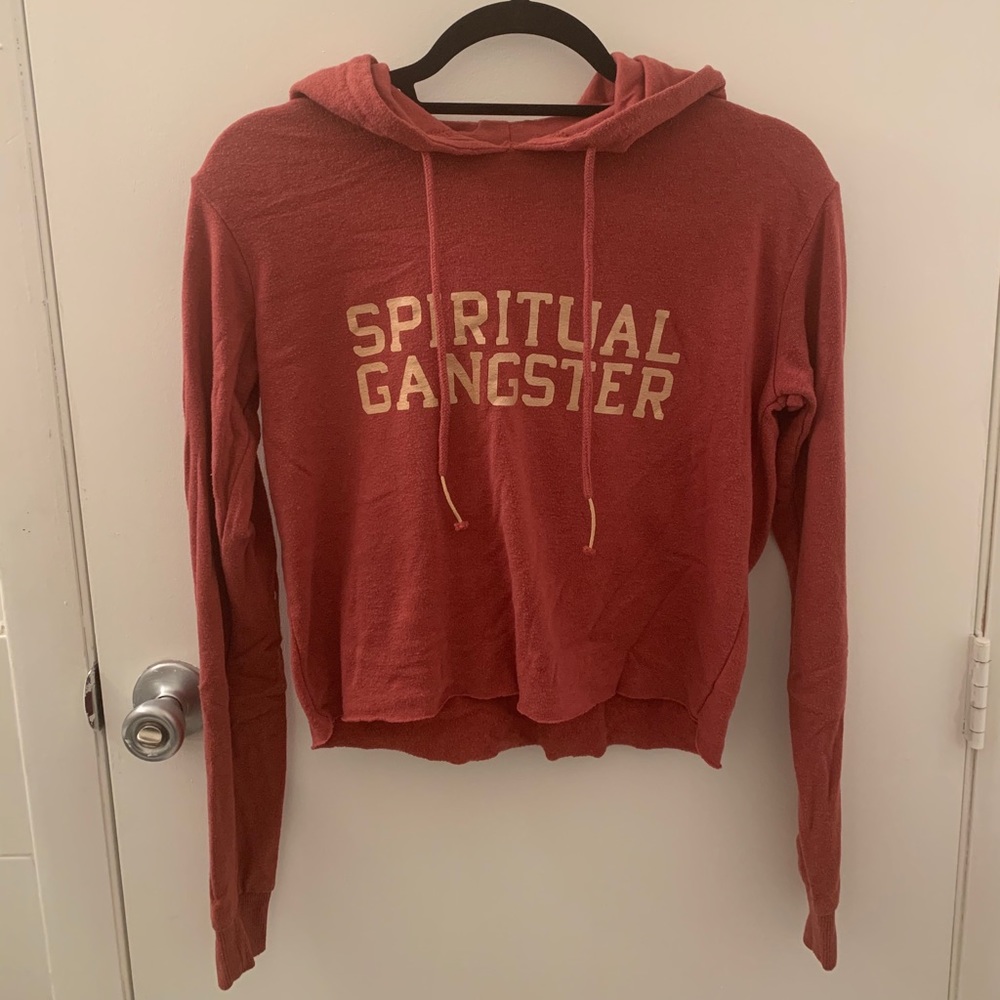 Spiritual Gangster Crop Hoodie ⭐️